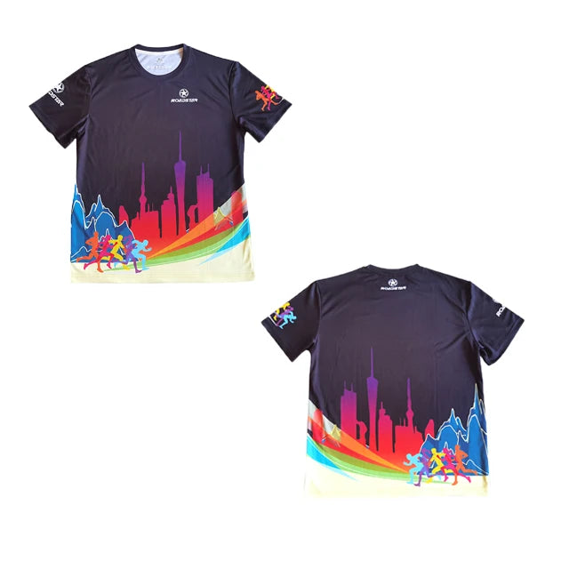 Roadstar 100% Polyester Sublimation  Quick Dry short sleeve  t shirts