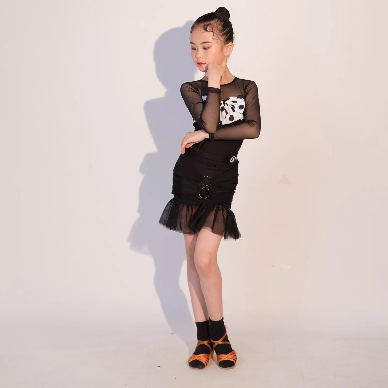 New Style China Summer Girls Practice Show Latin Dance Skirt Stage