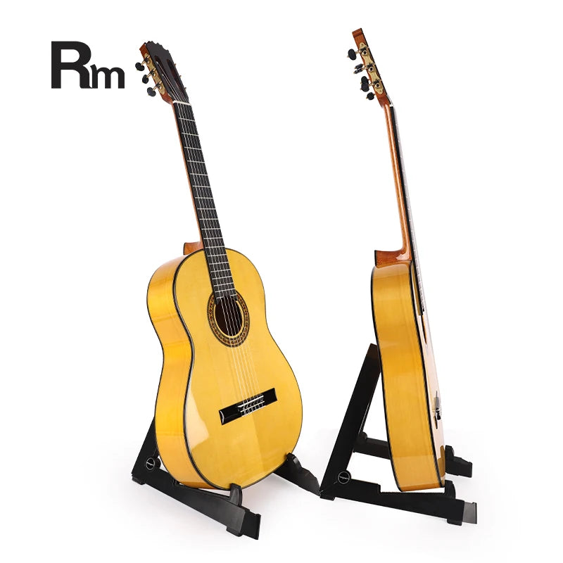 Rm AT-270 Customized 39 Inch Classical Wooden Guitar for Sale Manufacture Display Barrel Shape Solid Spruce Top Acoustic Guitar