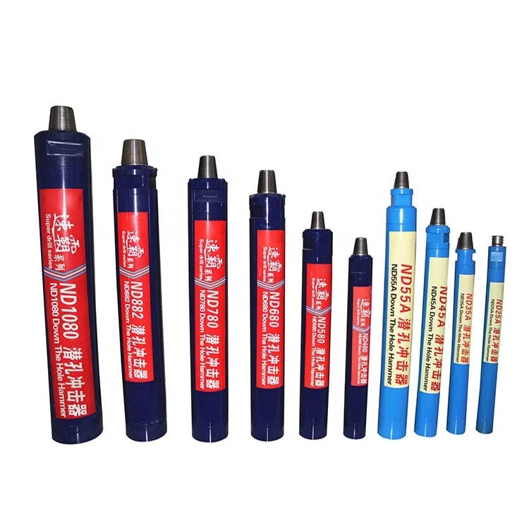 rock pneumatic air 6inch down the hole impactor set drilling high pressure dth hammer