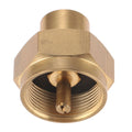 1pc Solid Brass 1LB Propane Gas Bottle Refill Adapter With 1/4 NPT Thread Accessories Connection to Female Replacement Part