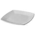 Factory Supply Restaurant Dinner Serving 10 Inch Cheap Bulk White Melamine square Plate
