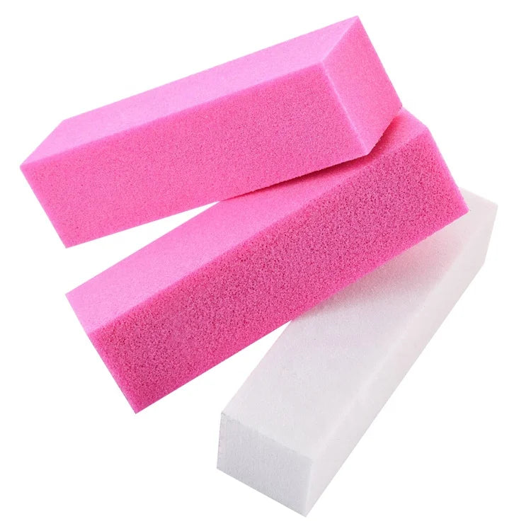 Cheap Price Manicure Tools OEM 150 Grit pink Nail Buffer Professional Colorful Sanding Buffer Disposable 4 Sided Nail Block