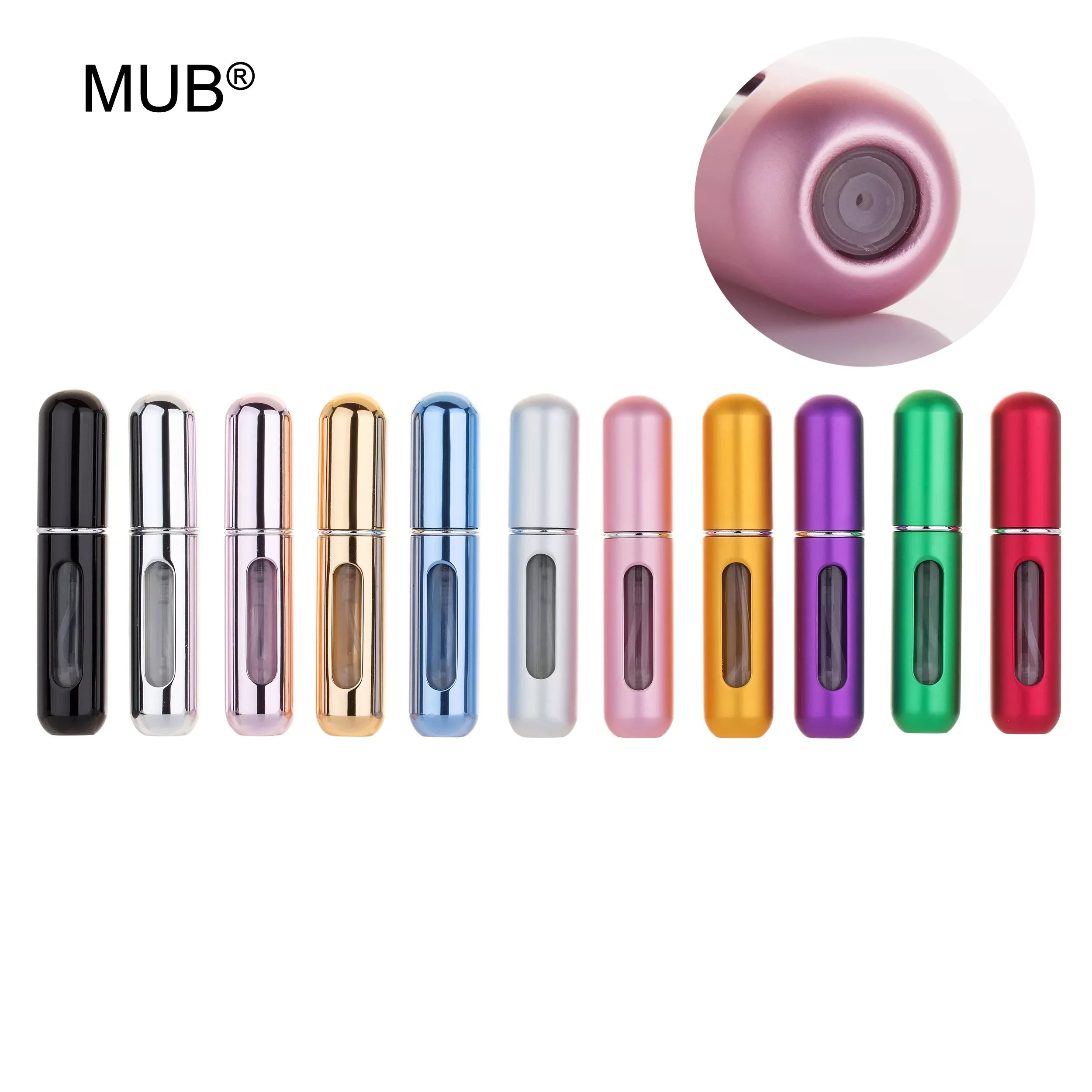 Great Price Eco-friendly Portable 5ml Travel Mini Container Aluminum Refillable Perfume Spray Bottle