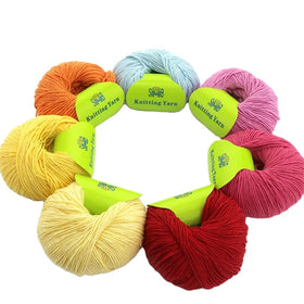 China Hot Sale Milk Cotton Yarn for Hand Knitting
