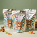 Custom Printed Aluminum Foil Roasted Cashew Nuts Seed Candy Gummy Potato Chips Snacks Bag with Heat Seal Handle PE Plastic