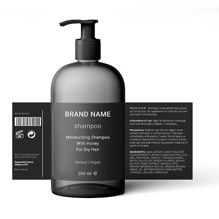 Waterproof Hair Oil Bottles Label with Adhesive BOPP Private Logo Printed Vinyl Labels for Perfume & Lipstick
