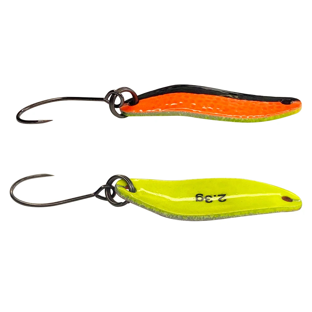 Newbility 31mm 2.3g Metal Sinking Trout Spoon Lure for River Lake & Stream Fishing-Artificial Hard Bait