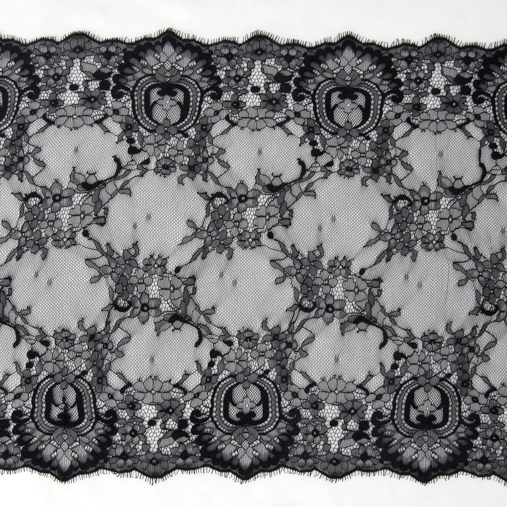 Latest Soft Good Quality Chantilly Eyelash Lace Trim for Lingerie/sleepdress LT2339B