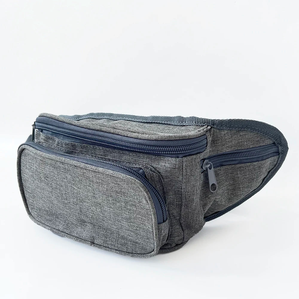 Custom Print Sport Belt Bag Crossbody Waterproof Camping Hiking Fanny Pack Waist Bag for Men