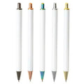 Luxury Custom Logo Blank White Sublimation Bullet Metal Stainless Steel Ballpoint Pen Retractable Business Novelty DIY Gifts