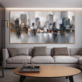 Hot Selling Wholesale Etsy Dropshipping Home Decor Painting Abstract Art Scenery Oil Painting