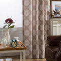 XinLan Luxury Window Curtain Design Unique Hotel Living Room Linen Eyelet Drapery Curtain