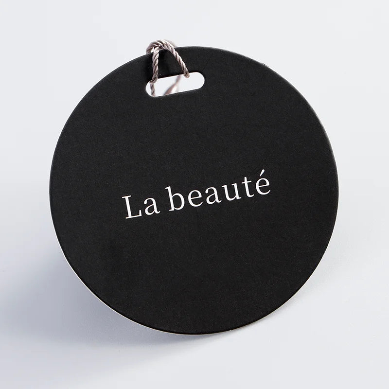 Custom Fashion Round Clothing Swing Tag With String Garment Hang Tag Sustainable Paper Hang Tag for Clothes