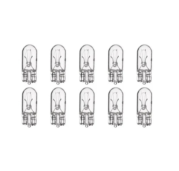 T10 W2.1X9.5D Car Meter Indicator Bulb12/30V3W Wedge Base Bulb