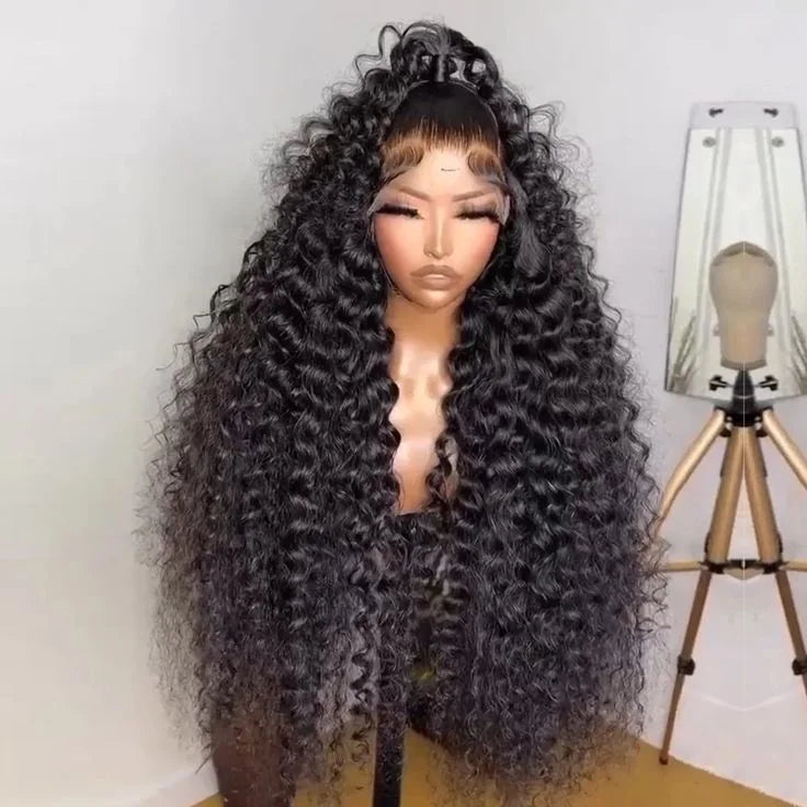 Wholesale Prices Pre Plucked Brazilian Human Hair HD Loose Deep Wave Curly 4x4 5x5 13x4 Full Front HD Glueless Lace Wigs