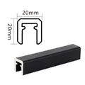 Simple Design Safety Tempered Glass Fence Railing System for Deck & Balcony Glass Balustrades & Handrails