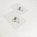 Heavy Duty Transparent Adhesive Hooks - Reusable & Durable