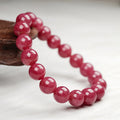 Genuine Natural Gemstone Rose Quartz Rhodonite Healing Crystal Beads Bracelet Stretchy Jewelry Bracelets