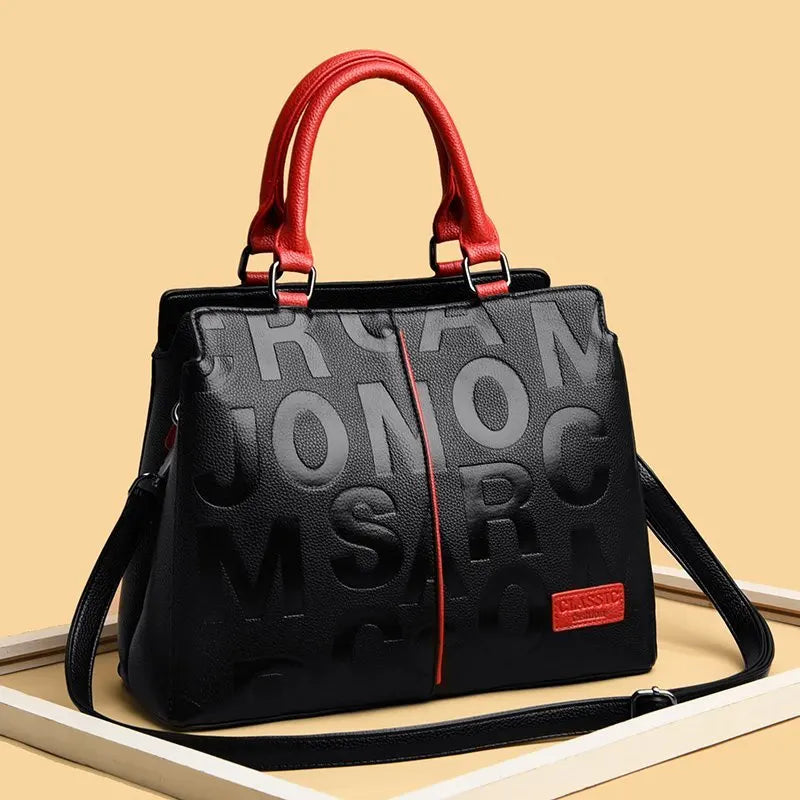 Wholesale PU Luxury Designer Women's Tote Bags 2024 Trendy Ladies Handbag Fancy Shoulder Messenger Bag