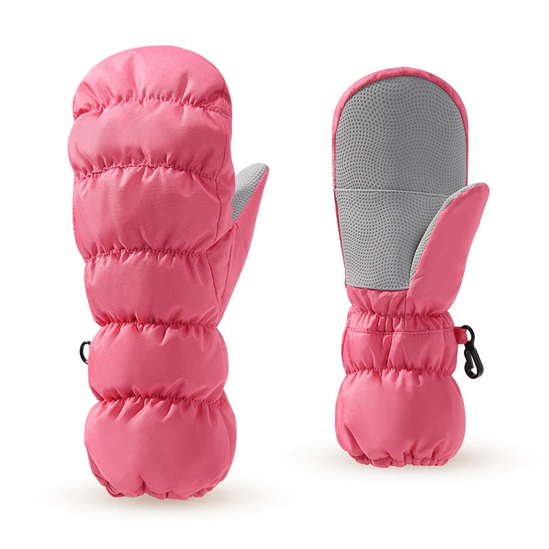 Cute Waterproof Play Children School Bicycle Warm Mittens Outdoor Ski Kids Hand Gloves