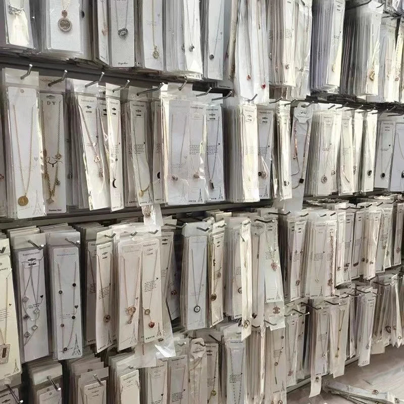 120-160pcs Each kg Sell by Weight Necklace Chain Temperament Bulk Jewelry Mix and Random Factory Wholesale
