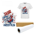 Premium YUANTENG Double Matte PET Heat Transfer Film 60cm*100m Roll for DTF T-Shirt Printing with 95%-98% Transfer Rate