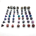 Polymer Swirl Polyhedral Acrylic/Resin Tabletop Game Mini Size DND Dice Set