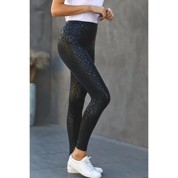 2025 New Style Tight Leggings Women Fashion Crocodile Pattern Pencil Pants Yoga Pants Wholesale