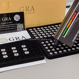 1ct D Color Loose Moissanite Stone VVS Quality Pass Diamond Tester Wholesale Gemstones