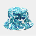 2021 Reversible Women Style Custom Floral Printing Hawaii Bucket Hat Wholesale