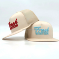 High Quality Khaki Plain Blank Y-Y P Snapback Hats Custom 3D Embroidery Leather Patch Breathable Mesh Unisex Cap Trucker Hats
