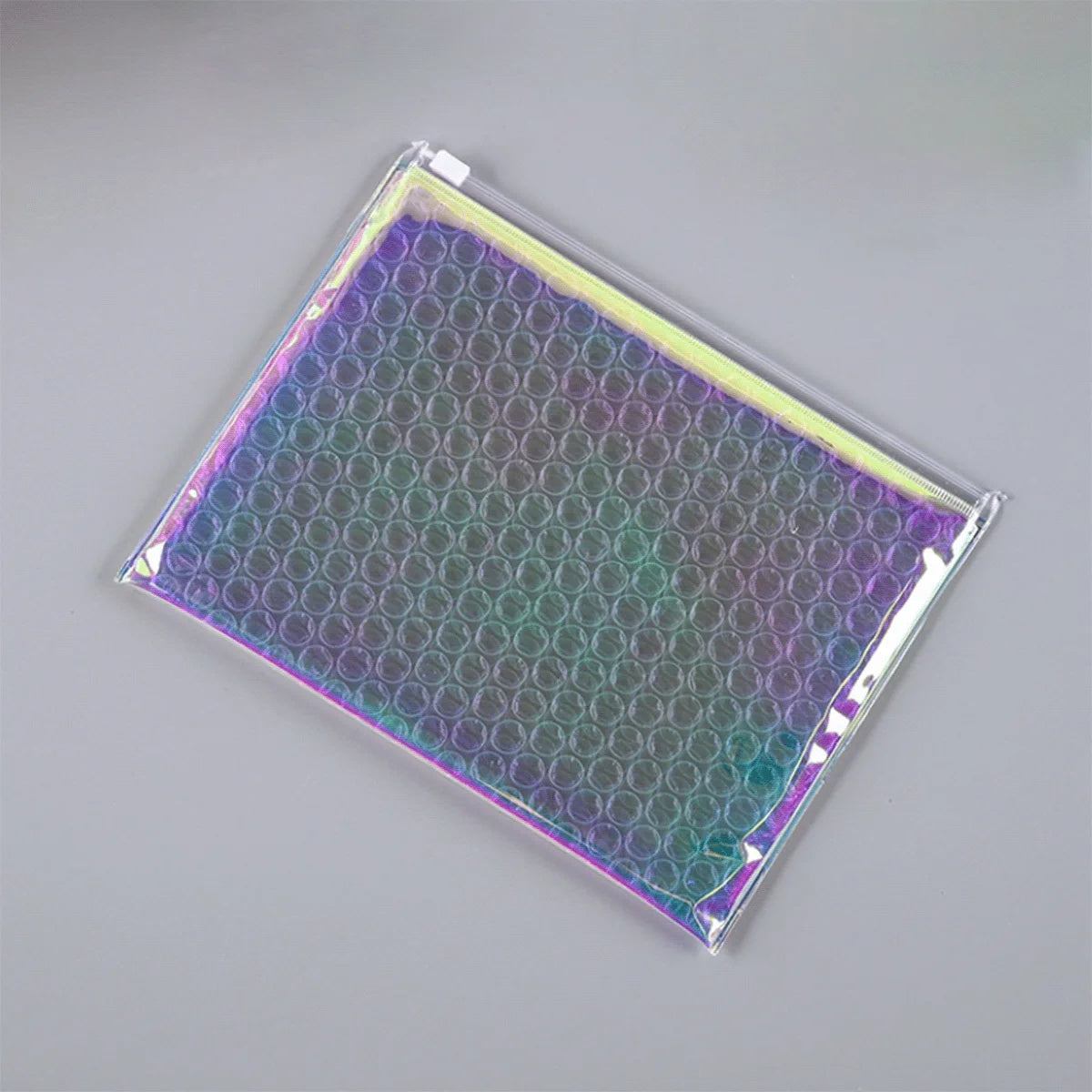Custom Clear Zipper Bag Bubble Clear Bubble Out Bags Zipper Packing Cushioning Bag Protective Pouches for Mailing and Packaging