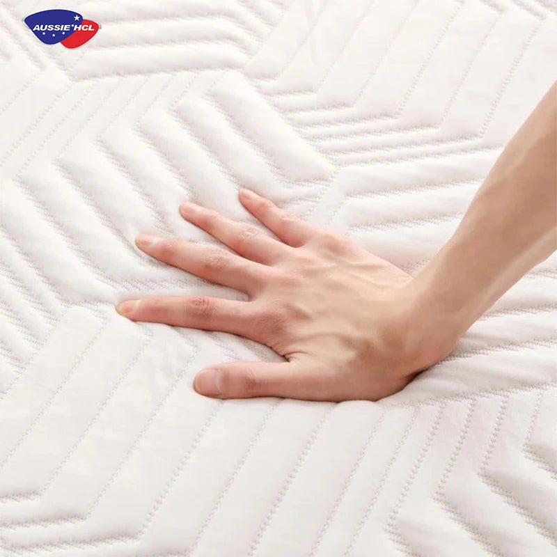 Bamboo High Density Mattress Beds in Box Order Online Cooling Fabric Pillow Top Latex Gel Memory Foam Pocket Spring Mattresses