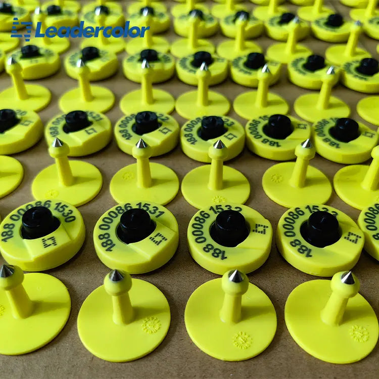 Wholesale LF Round Livestock Ear Tags Animal Identification 134.2khz RFID Tag for Goat Sheep Pig Cow Management