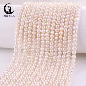 Wholesale Natural 5-5.5mm Potato Shape Freshwater Pearls Loose Beads for Jewelry Making
