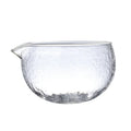 Transparent Glass Matcha Bowl with Spout Glass Matcha Bowl