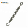 Competitive Price Hardware Open Body Turnbuckle Hook/Eye (US Type) End Fitting Industrial and Marine Rigging Aplications