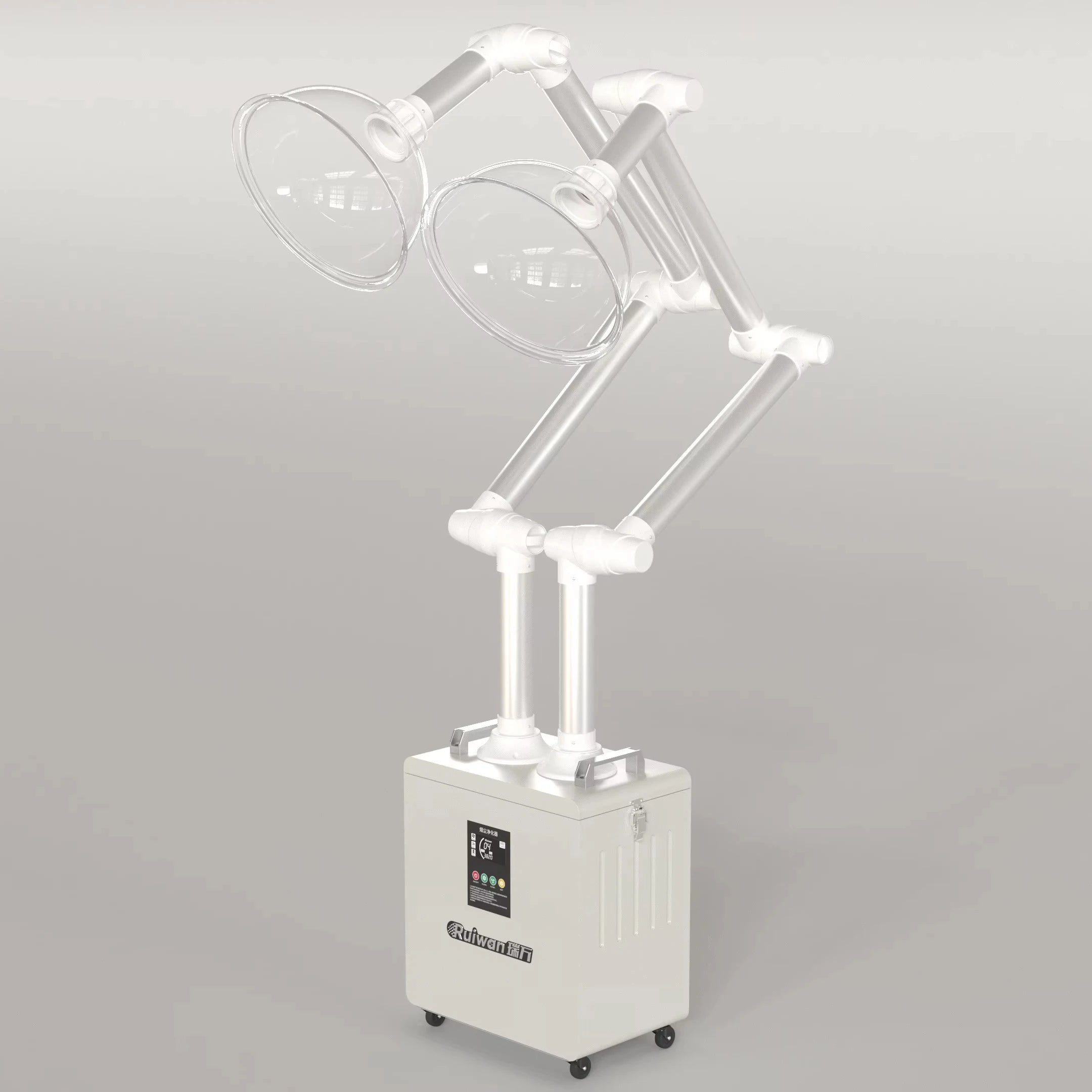 AT210 Dual Port Digital Mini Fume Filter Machine for Beautiful Salon