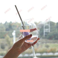 Dream Amethyst Delicate Eco Friendly Reusable  Drinking Straws Stainless Crystal Straw  Gift Box
