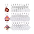 Personalized Customization Printed Key Ring Wooden Keyring OEM ODM Mdf Blank Key Chain Double Side Keychain Sublimation Prints