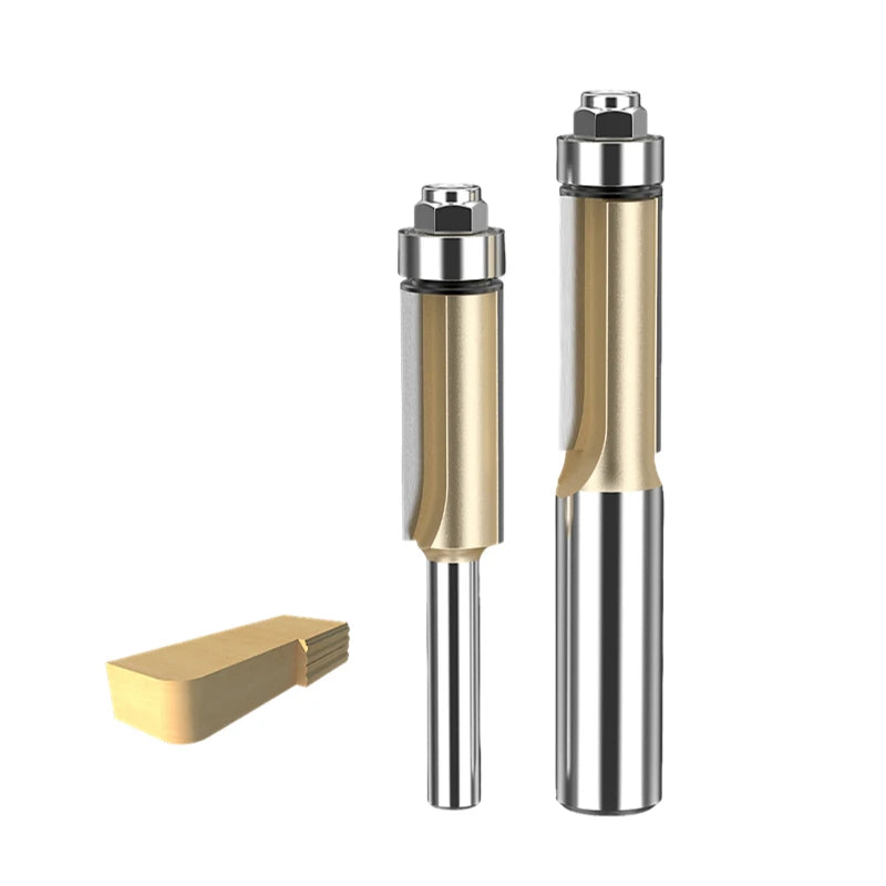 TIDEWAY ZLC0213 Flush Trim Router Bit New Designed Woodworking Tool Two Bearings Tin Altin Coating ODM/OEM Customized Support