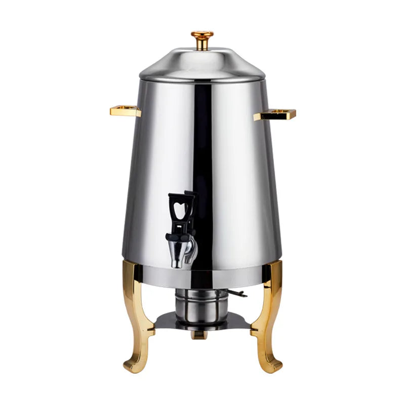 Commercial Equipment 13l Keep Hot and Warm Stainless Steel Juice Coffee Beverage Dispenser Buffet Alcohol burner Warmer