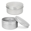 Round Screw Lid Tin Cans Wholesale Aluminum Tins Cosmetic Round Cream Jars Containers Environmentally Friendly Packaging