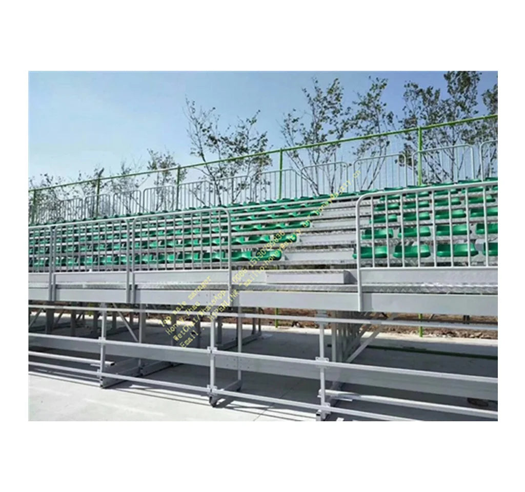 Sport Bleachers Stadium Chair Grandstand Seating Indoor Basketball Fabric Uphosterly Side Chair Electric Grandstand Telescopic