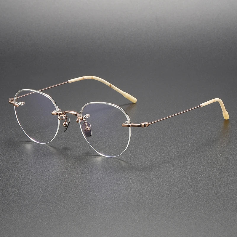 CS80875 High Pure Titanium Optical Frame Good Quality Glasses for Men and Women Eyeglasses Frames 2023