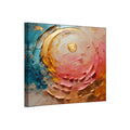 Modern Abstract Oil Painting Heavy Textured Linen Canvas Wall Art Colorful Wave Home Decoration Hand-Painted Painting Custom