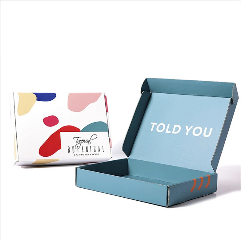 Custom Logo Low Moq Eco Friendly Colored Carton Kraft Paper Box Print Luxury Design Shipping Boxes Mail Mailer Shoe Box