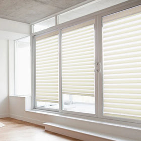 New Design Triple Layer Wholesale 100% Polyester Light Control Office Shades Curtains Blinds Shangri-la Blinds