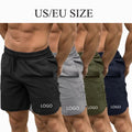 Custom New Design Sport Gym Wear Workout Loose Men' s Summer 95% Polyester 5% Spandex Woven Bermuda Shorts